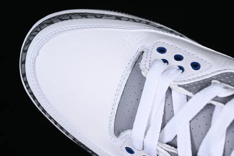 All categories Air Jordan Jordan series basketball shoes Air Jordan 3 L version Air Jordan 3 Retro "Midnight Navy" AJ3 Joe 3 midnight blue cement color CT8532-140